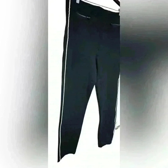 Spanx 1X T pants with Side Seam Stripe Black - Picture 7 of 12